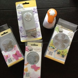 Set of 5 large paper punches - Excellent Condition